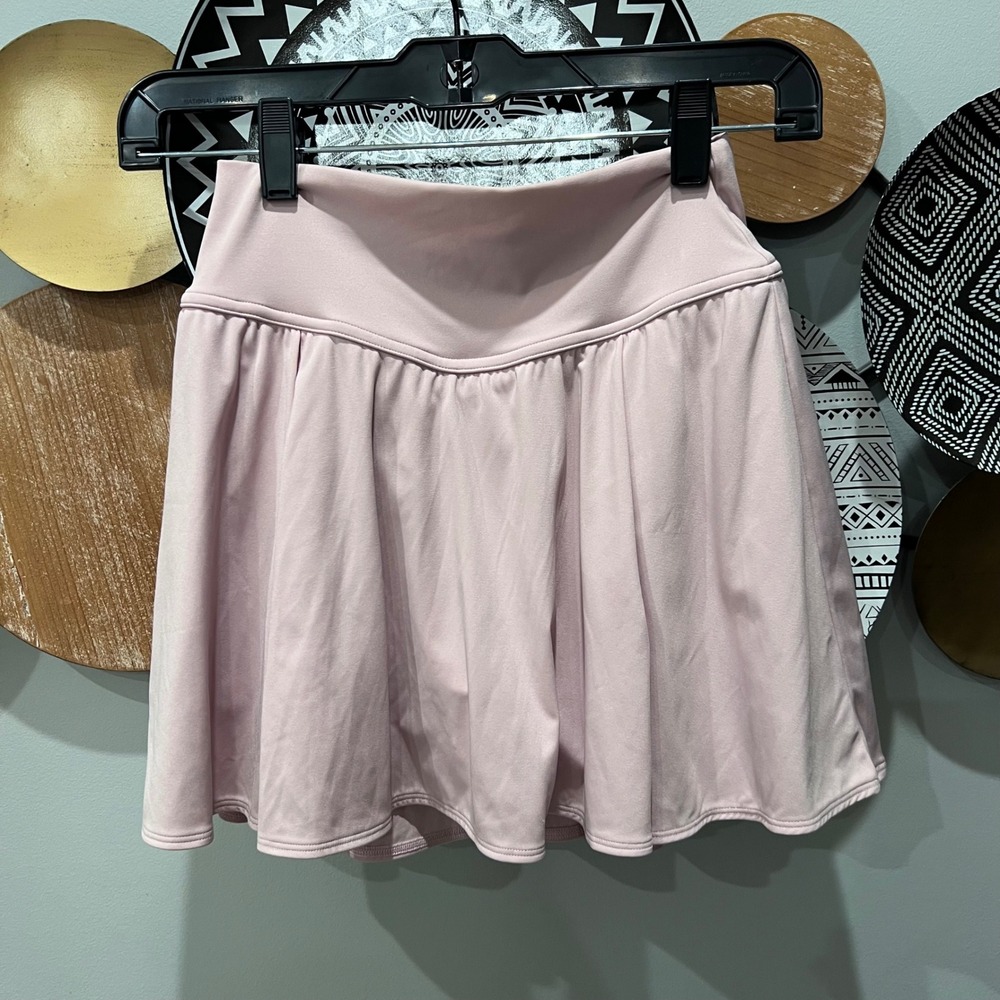 Gilly Hicks Active Skort Light Pink High Waisted Athletic Tennis Skirt Small